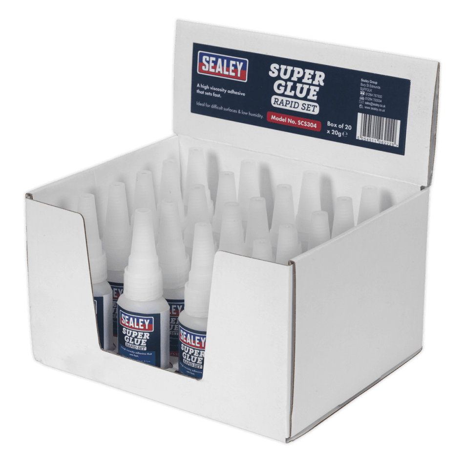 Super Glue Rapid Set 20g Pack of 20 : Model No.SCS304