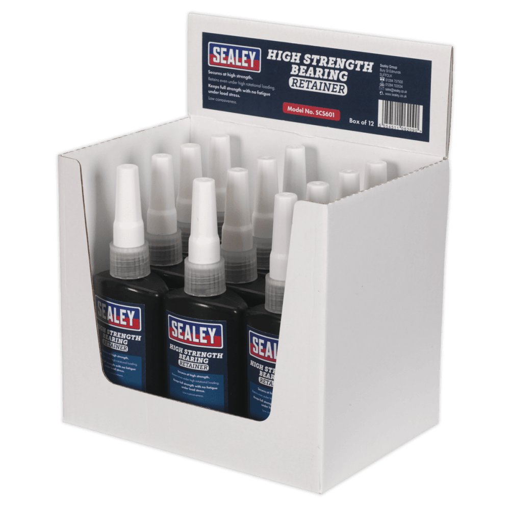 Bearing Fit Retainer High Strength 50ml Pack of 12 : Model No.SCS601