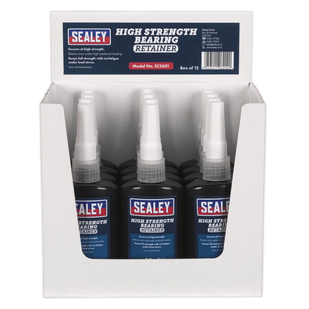 Bearing Fit Retainer High Strength 50ml Pack of 12 : Model No.SCS601