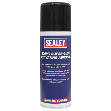 Super Glue Activating Aerosol 200ml Pack of 6 : Model No.SCS300