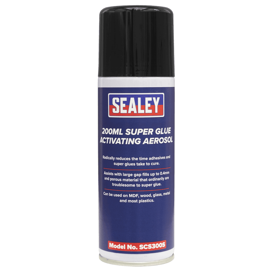 Super Glue Activating Aerosol 200ml Pack of 6 : Model No.SCS300