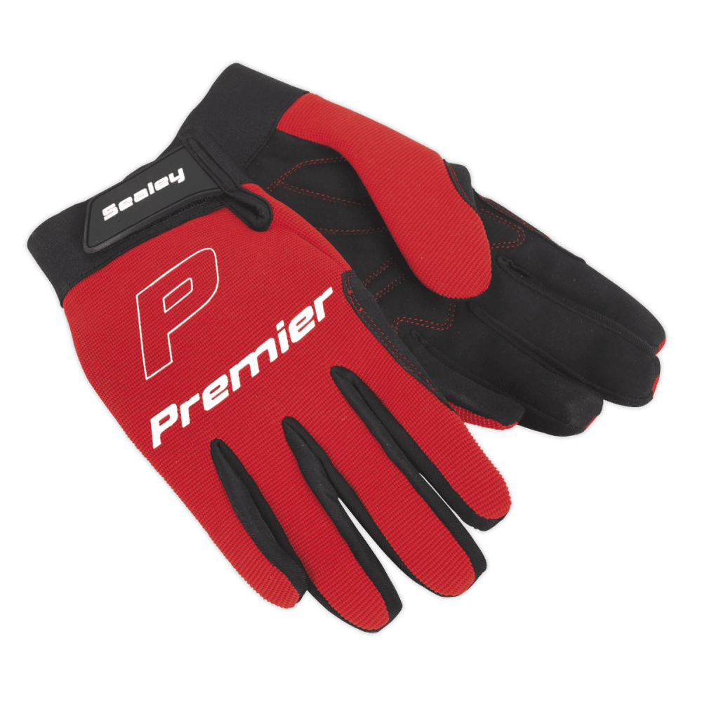 Mechanic's Gloves Padded Palm - Large : Model No.MG796L