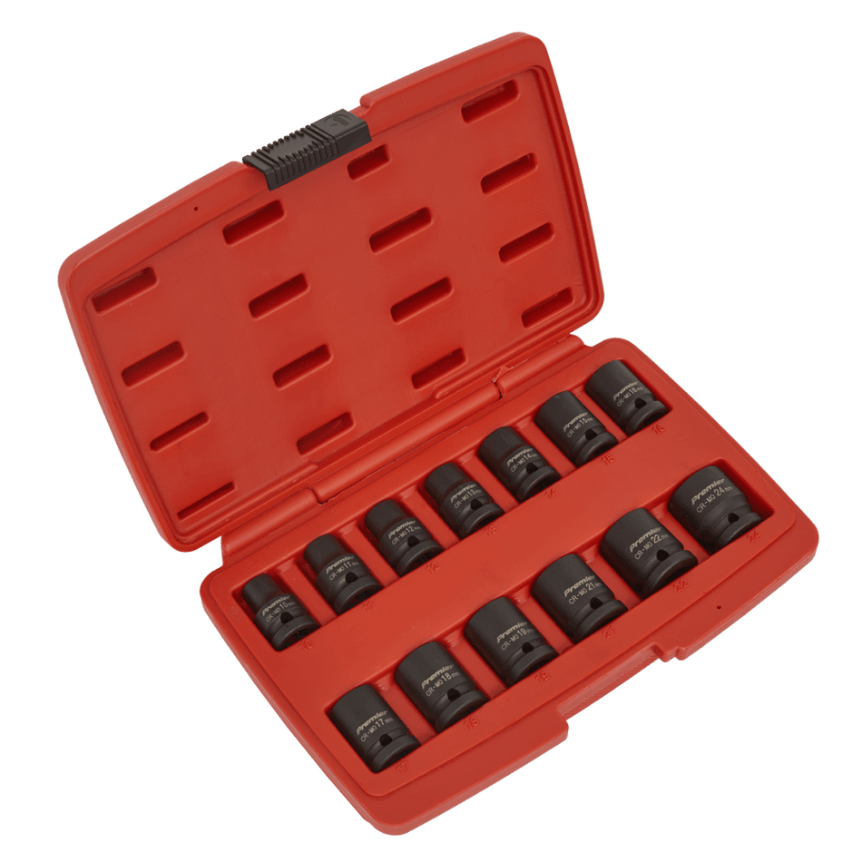 Impact Socket Set 13pc 1/2"Sq Drive 12pt : Model No.AK5614M