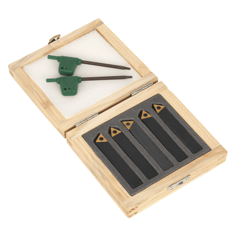 Indexable 10mm Lathe Turning Tool Set 5pc : Model No.SM3025CS1