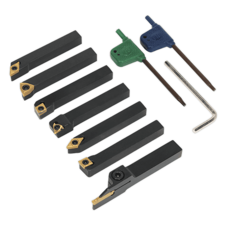 Indexable 10mm Lathe Turning Tool Set 7pc : Model No.SM3025CS6