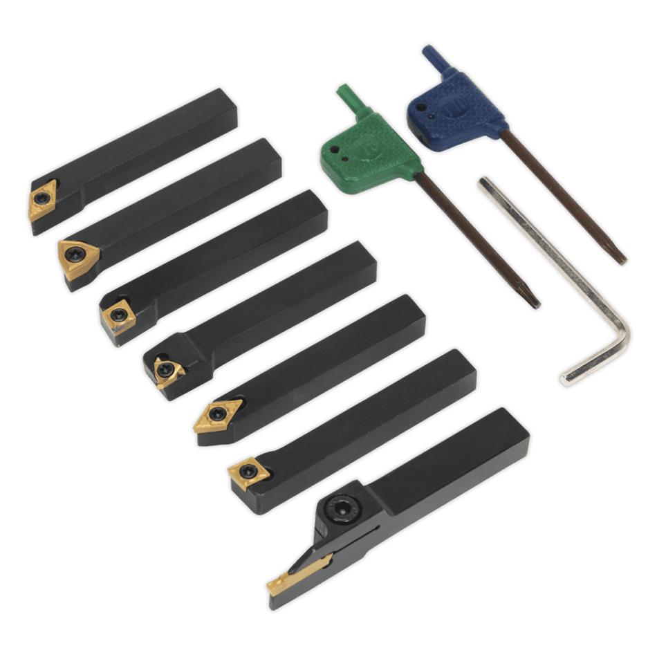 Indexable 10mm Lathe Turning Tool Set 7pc : Model No.SM3025CS6