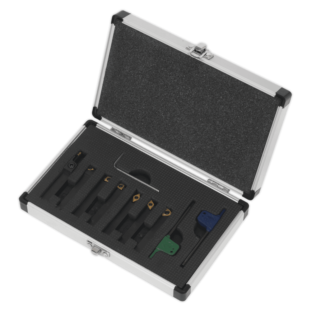 Indexable 10mm Lathe Turning Tool Set 7pc : Model No.SM3025CS6