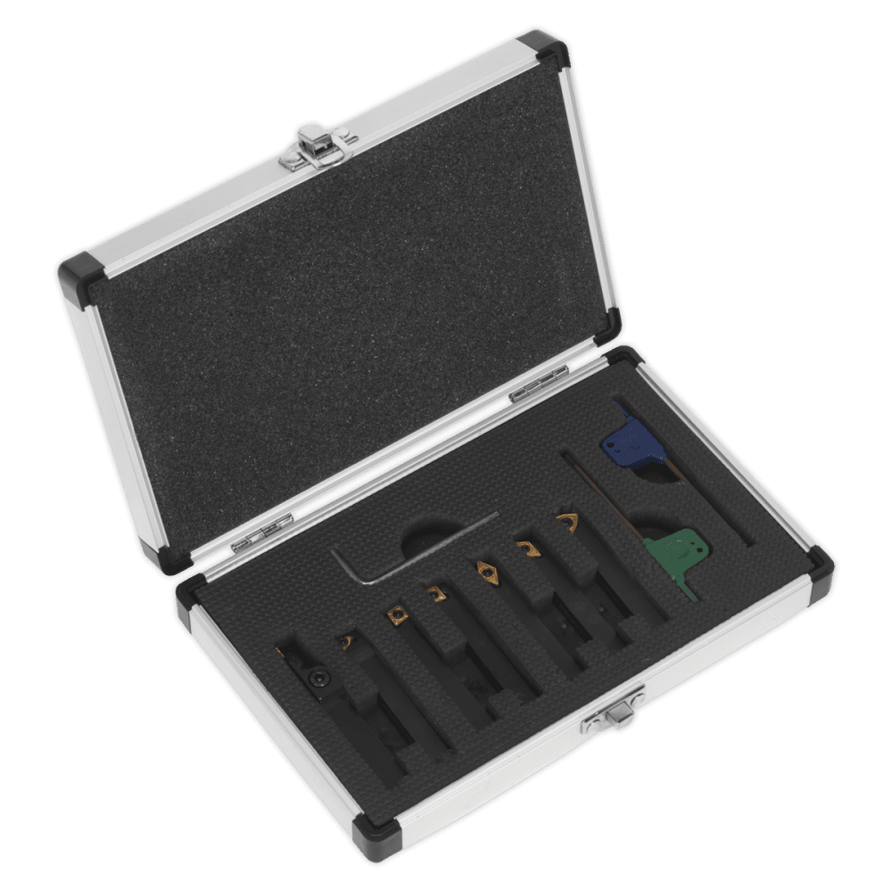 Indexable 10mm Lathe Turning Tool Set 7pc : Model No.SM3025CS6