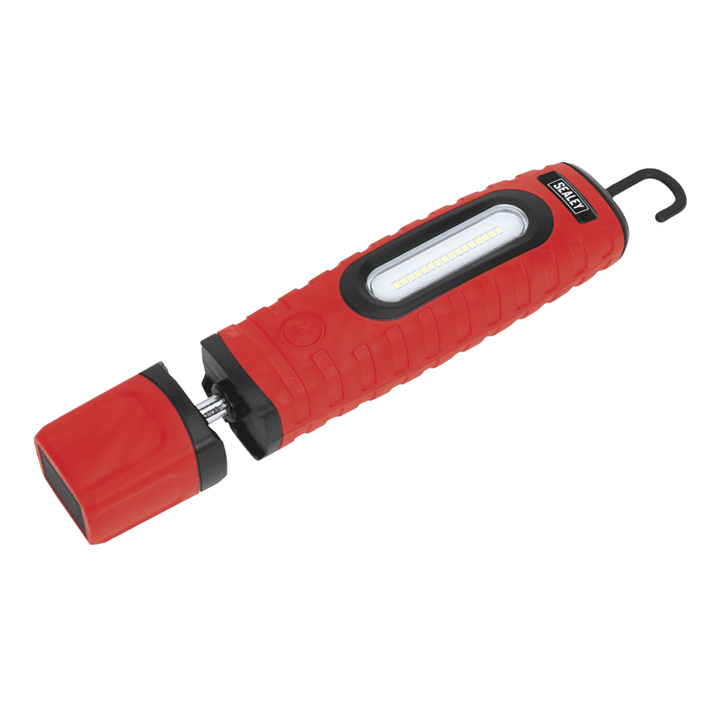 Rechargeable 360° Inspection Light 10W & 3W SMD LED - Red : Model No.LED360PLUSR