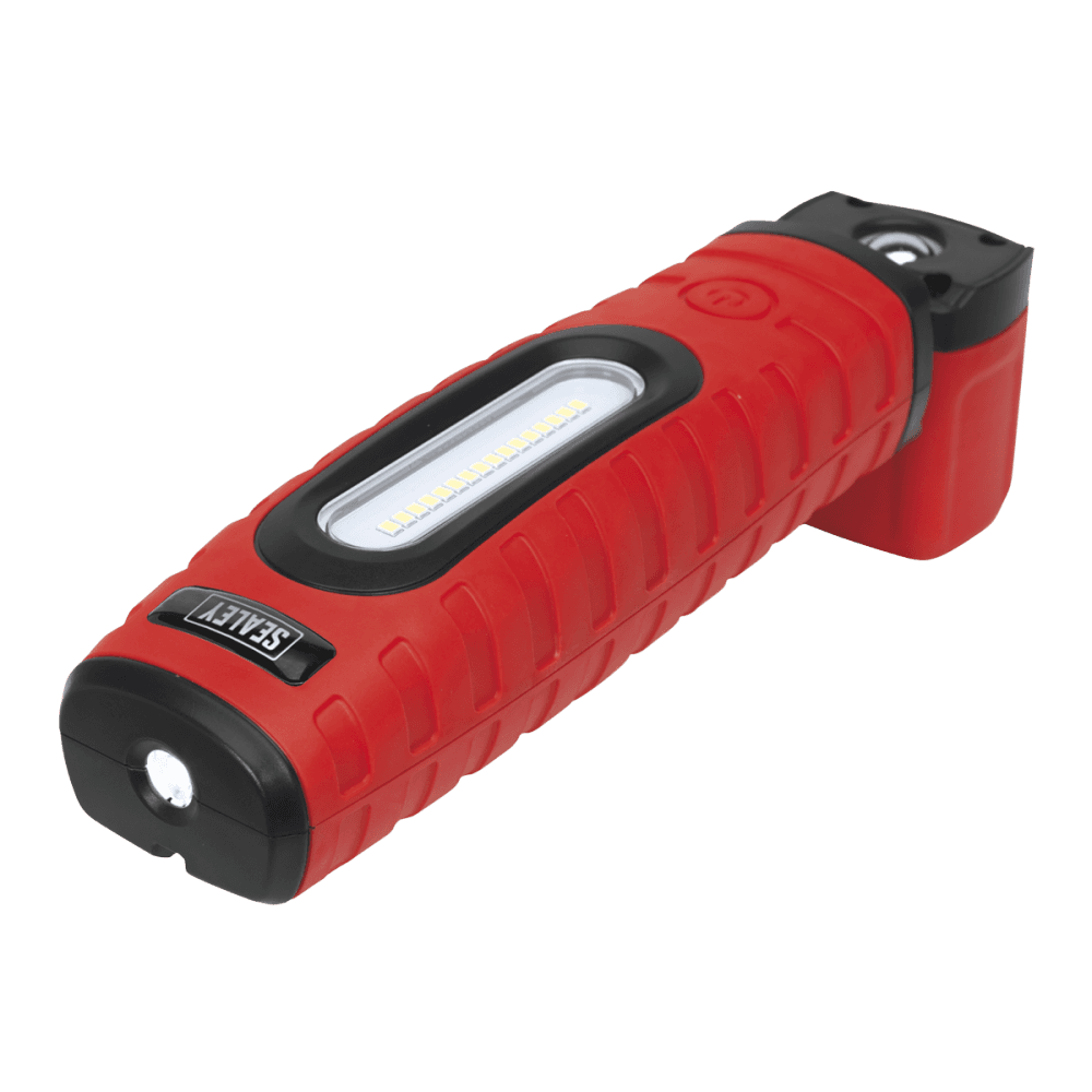 Rechargeable 360° Inspection Light 10W & 3W SMD LED - Red : Model No.LED360PLUSR