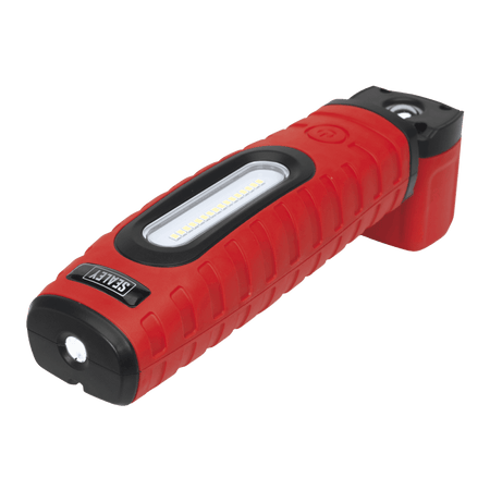 Rechargeable 360° Inspection Light 10W & 3W SMD LED - Red : Model No.LED360PLUSR