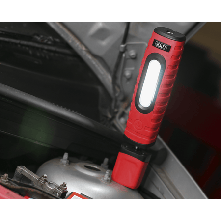 Rechargeable 360° Inspection Light 10W & 3W SMD LED - Red : Model No.LED360PLUSR