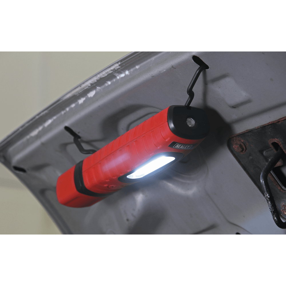 Rechargeable 360° Inspection Light 10W & 3W SMD LED - Red : Model No.LED360PLUSR