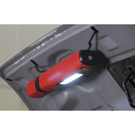 Rechargeable 360° Inspection Light 10W & 3W SMD LED - Red : Model No.LED360PLUSR