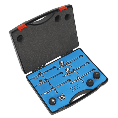 Air Brush Kit 10pc Gravity/Suction Feed : Model No.AB936