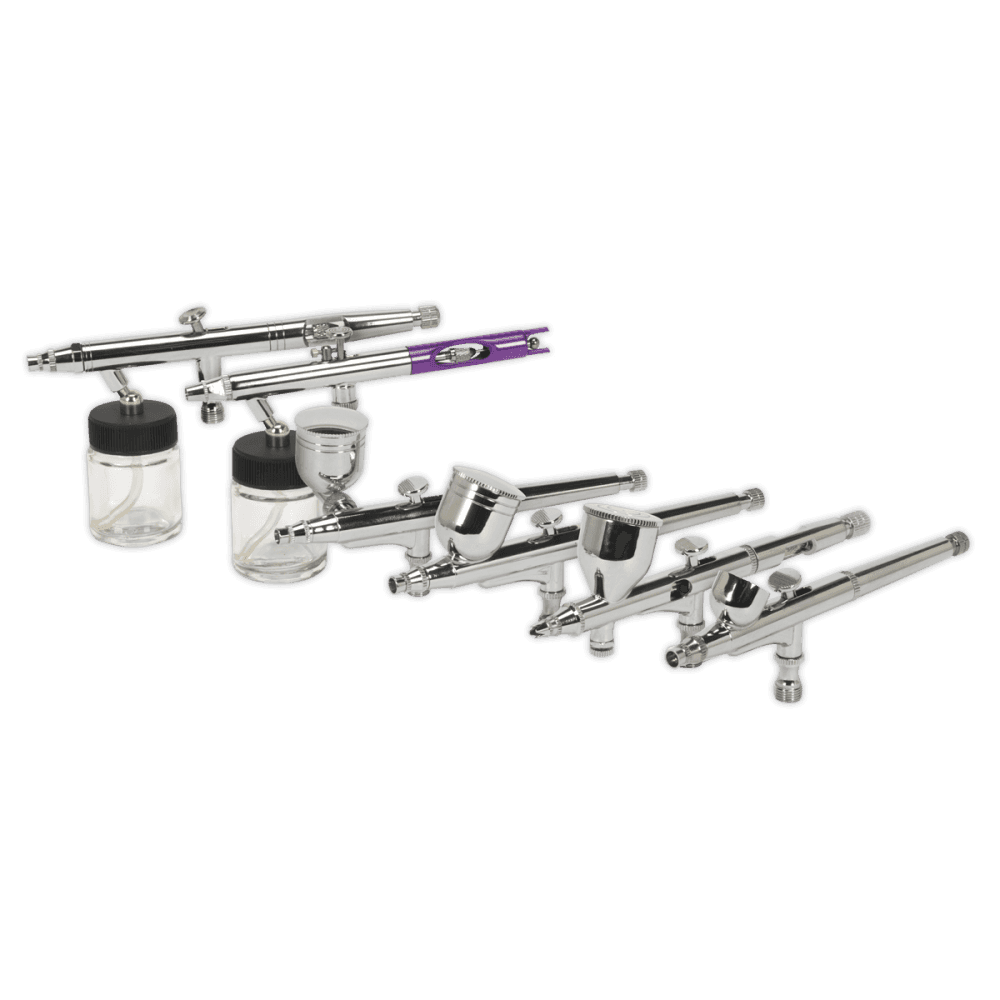 Air Brush Kit 10pc Gravity/Suction Feed : Model No.AB936