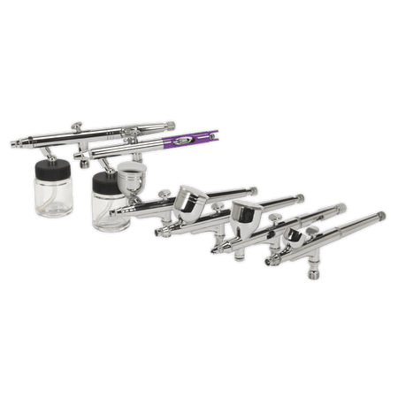 Air Brush Kit 10pc Gravity/Suction Feed : Model No.AB936