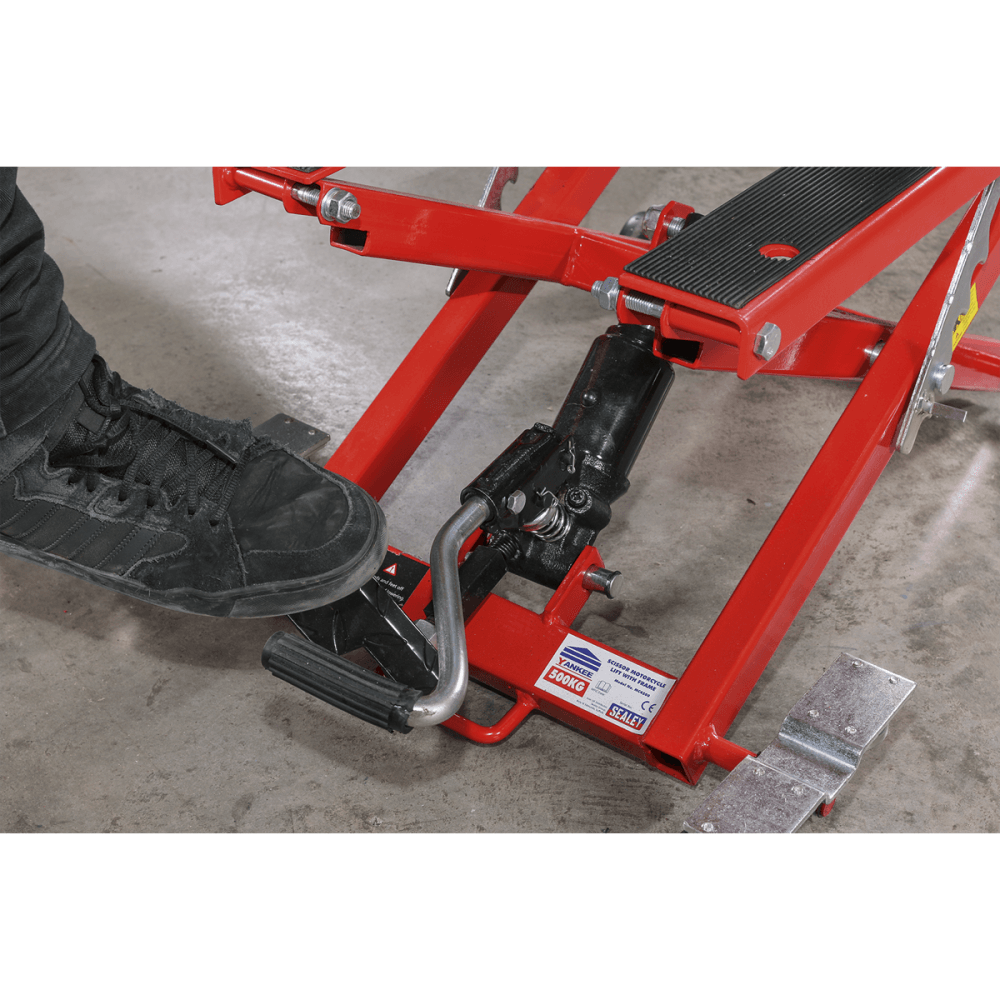 Motorcycle & Quad Scissor Lift 500kg Capacity Hydraulic : Model No.MC4500