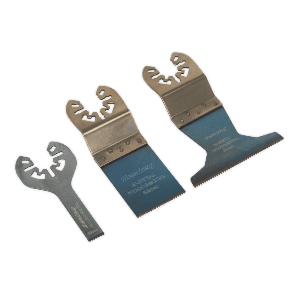 Multi-Tool Universal Cutting Blade Set 3pc : Model No.SMTC3