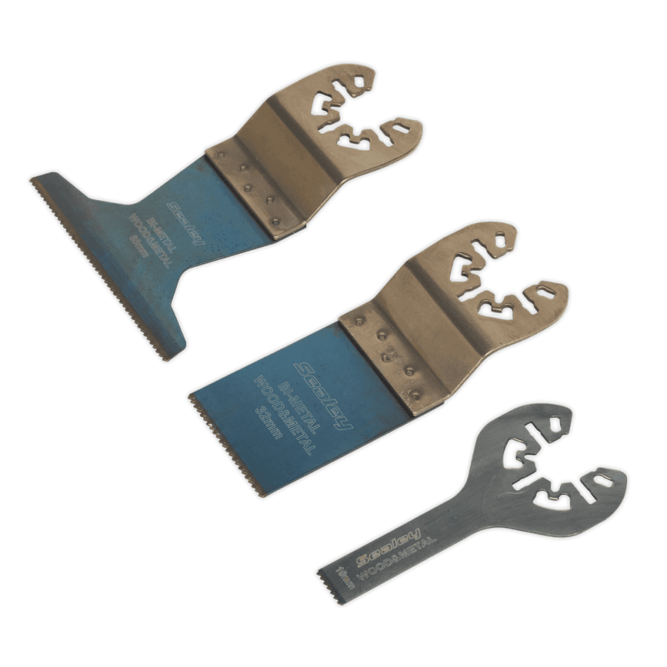 Multi-Tool Universal Cutting Blade Set 3pc : Model No.SMTC3