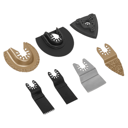 Multi-Tool All-Purpose Blade Set 7pc : Model No.SMTS7