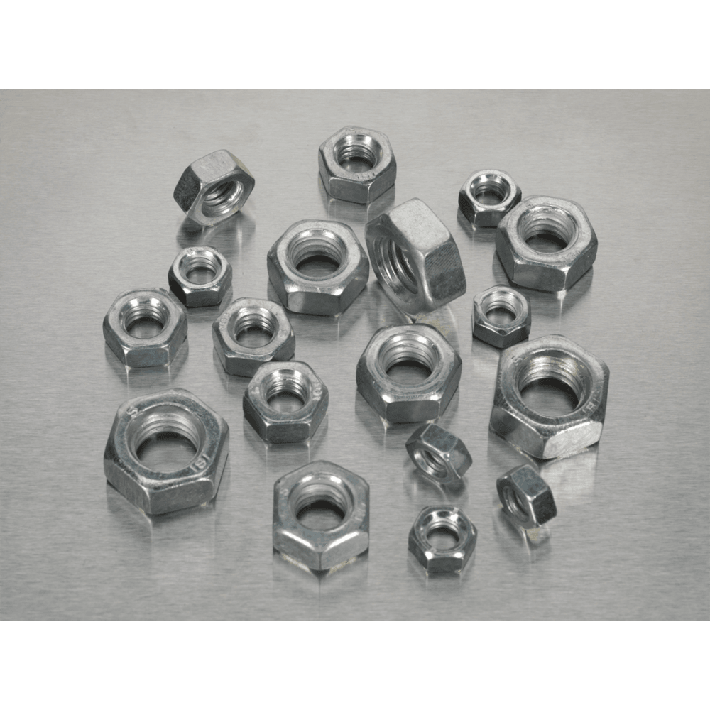 Steel Nut Assortment 320pc 1/4"-1/2"UNF DIN 934 : Model No.AB029SN