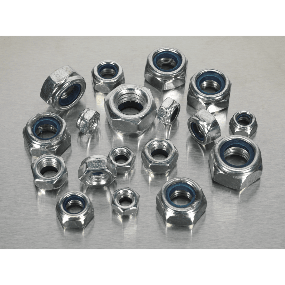Nylon Lock Nut Assortment 300pc M6-M12 DIN 982 Metric : Model No.AB032LN