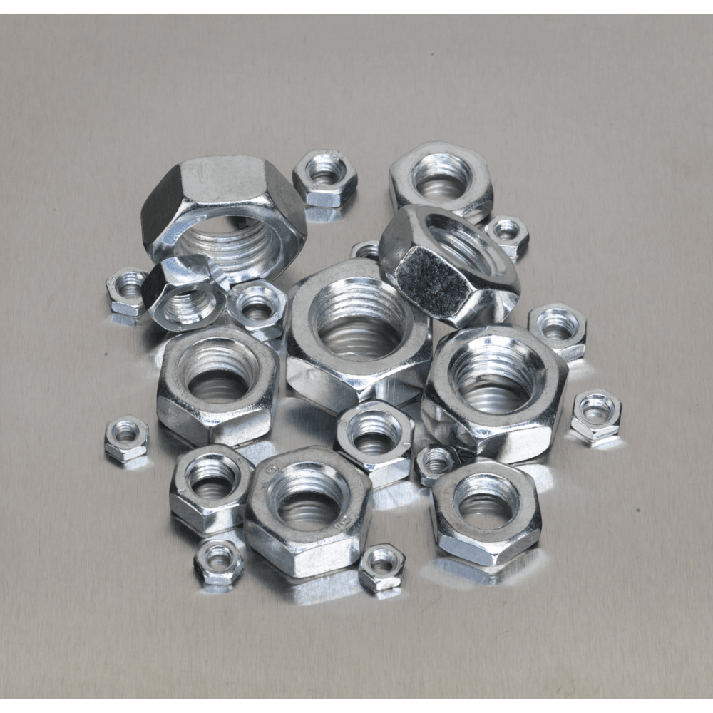 Steel Nut Assortment 255pc M4-M16 DIN 934 Metric : Model No.AB046SN