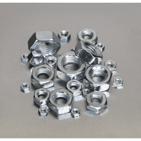 Steel Nut Assortment 255pc M4-M16 DIN 934 Metric : Model No.AB046SN