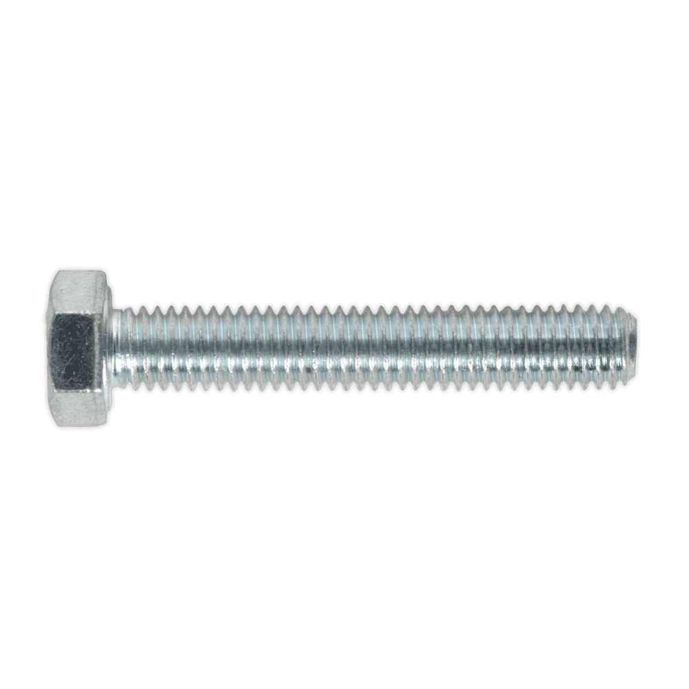 HT Setscrew M5 x 30mm 8.8 Zinc DIN 933 Pack of 50 : Model No.SS530