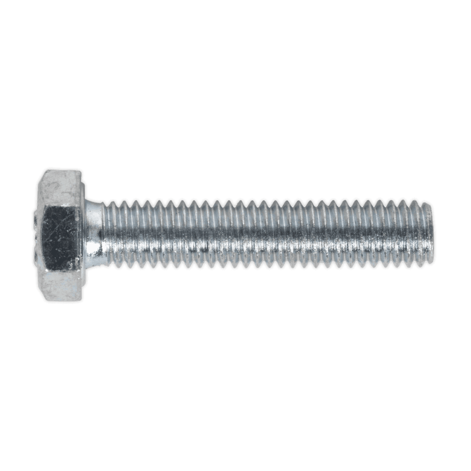 HT Setscrew M6 x 30mm 8.8 Zinc DIN 933 Pack of 50 : Model No.SS630