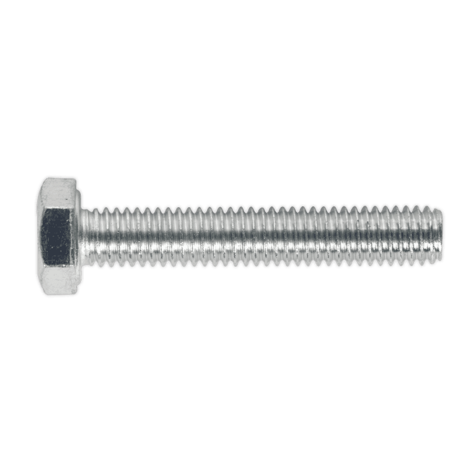 HT Setscrew M6 x 35mm 8.8 Zinc DIN 933 Pack of 50 : Model No.SS635