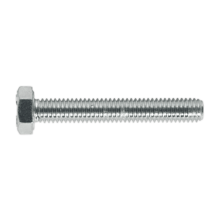 HT Setscrew M6 x 40mm 8.8 Zinc DIN 933 Pack of 50 : Model No.SS640