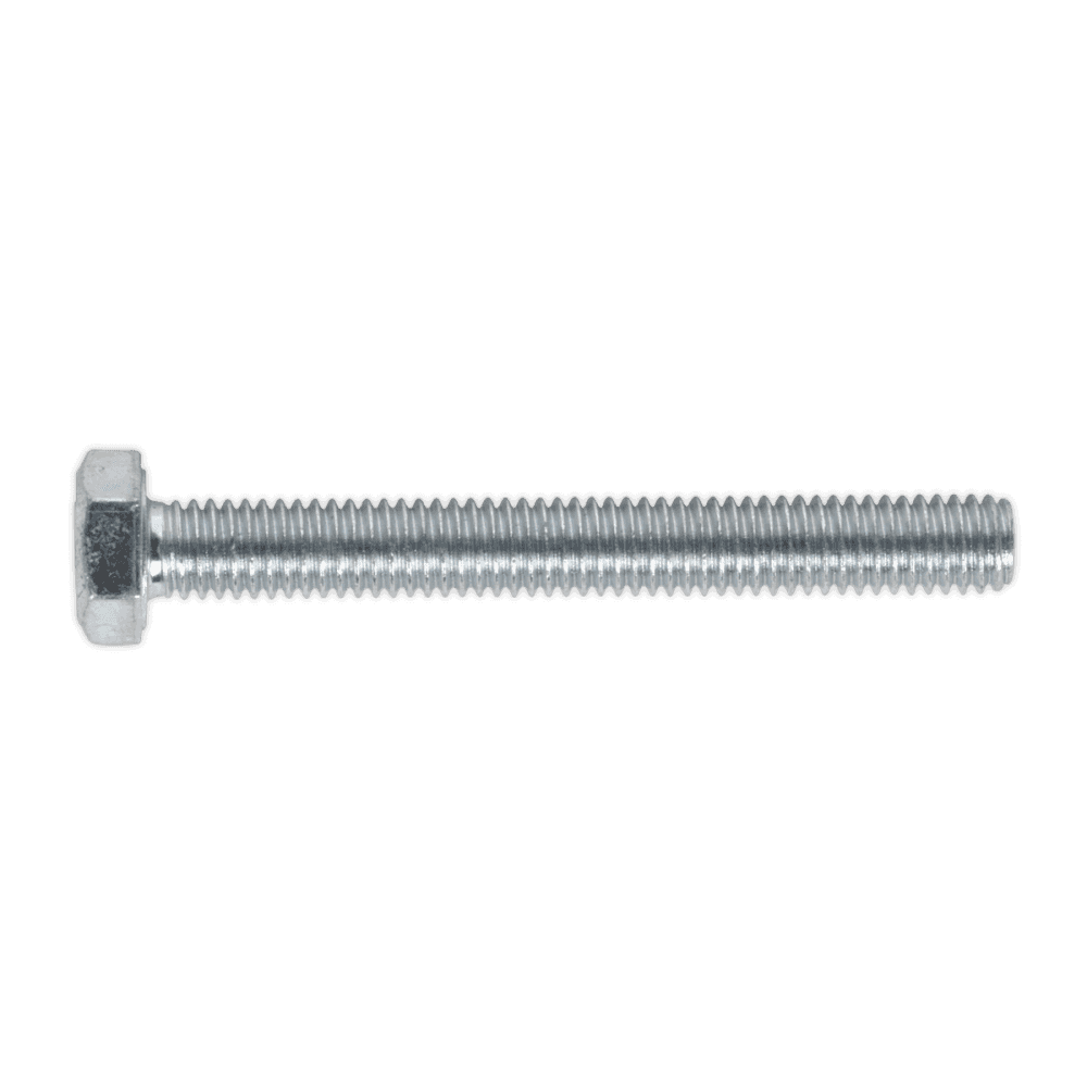 HT Setscrew M6 x 50mm 8.8 Zinc DIN 933 Pack of 50 : Model No.SS650