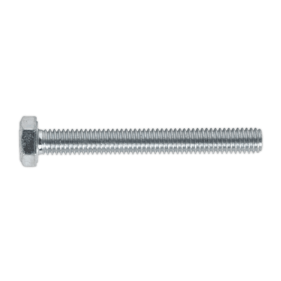 HT Setscrew M6 x 50mm 8.8 Zinc DIN 933 Pack of 50 : Model No.SS650