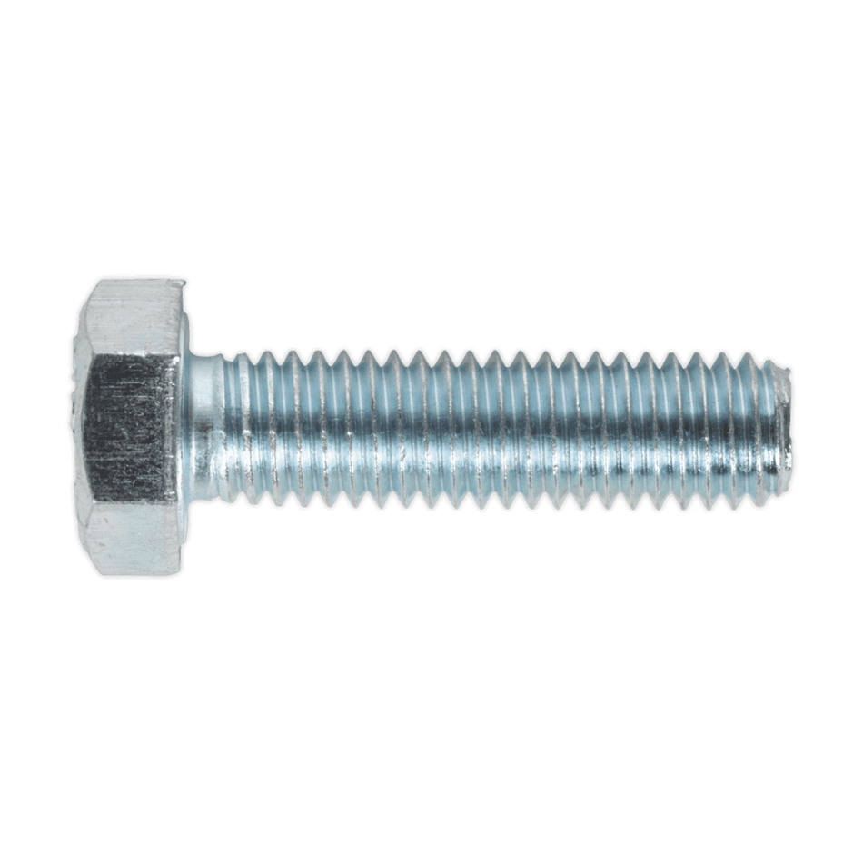 HT Setscrew M8 x 30mm 8.8 Zinc DIN 933 Pack of 50 : Model No.SS830