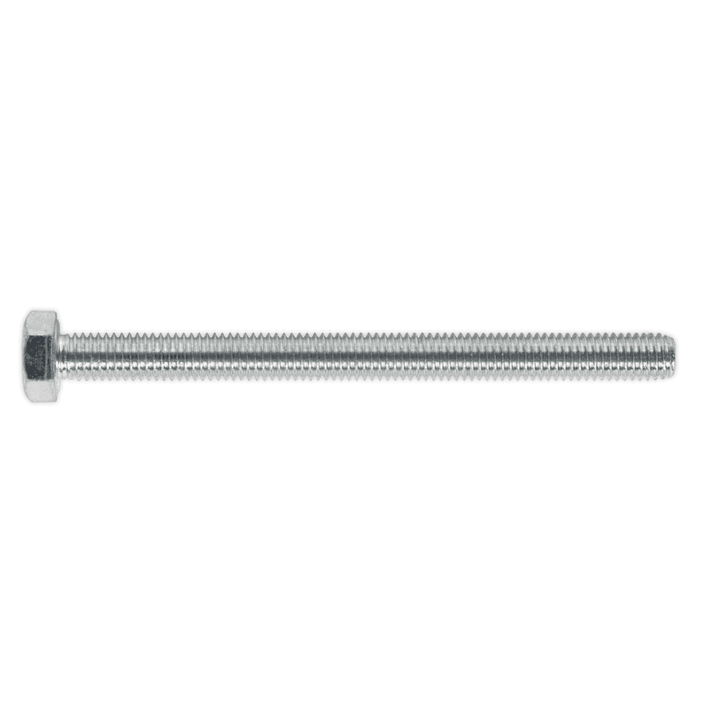 HT Setscrew M8 x 100mm 8.8 Zinc DIN 933 Pack of 25 : Model No.SS8100