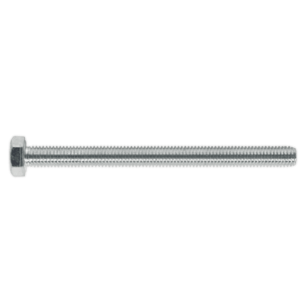 HT Setscrew M8 x 100mm 8.8 Zinc DIN 933 Pack of 25 : Model No.SS8100