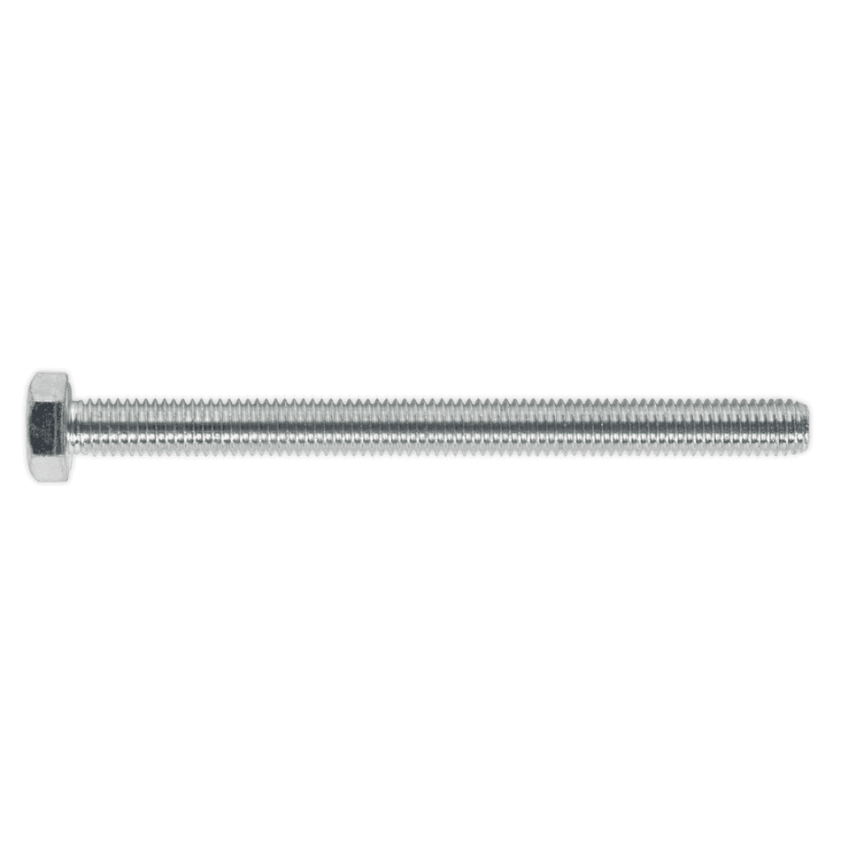 HT Setscrew M8 x 100mm 8.8 Zinc DIN 933 Pack of 25 : Model No.SS8100