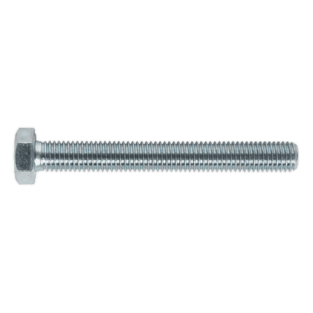HT Setscrew M12 x 100mm 8.8 Zinc DIN 933 Pack of 10 : Model No.SS12100