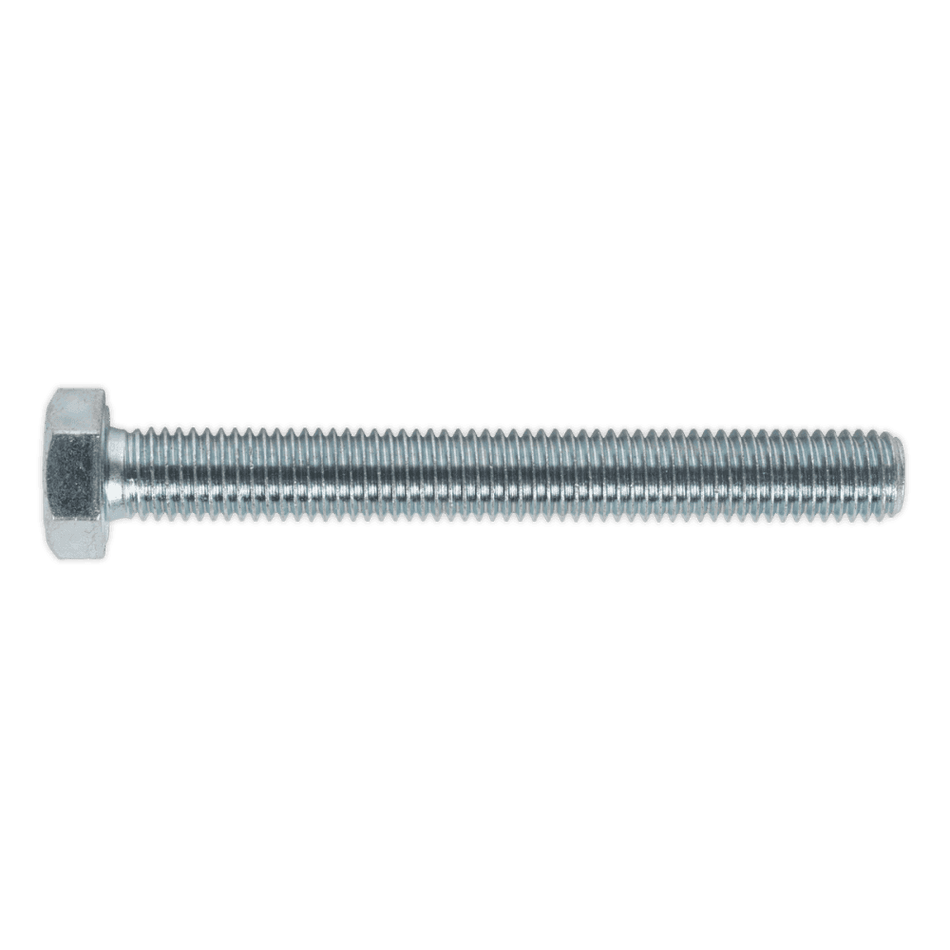 HT Setscrew M12 x 100mm 8.8 Zinc DIN 933 Pack of 10 : Model No.SS12100