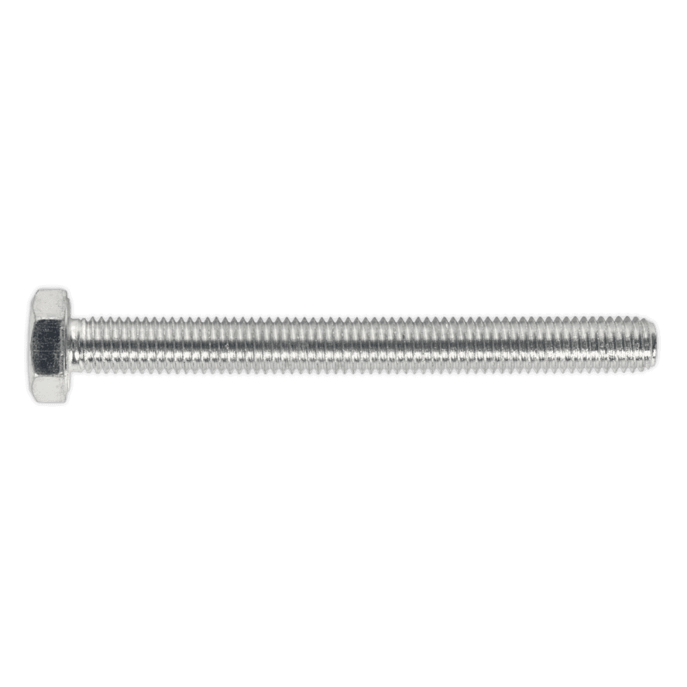 HT Setscrew M10 x 100mm 8.8 Zinc DIN 933 Pack of 25 : Model No.SS10100