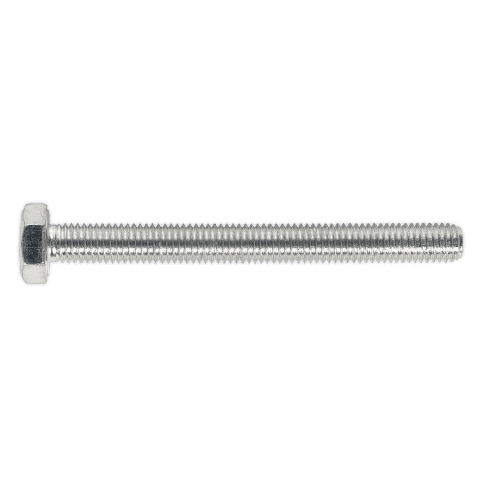 HT Setscrew M10 x 100mm 8.8 Zinc DIN 933 Pack of 25 : Model No.SS10100