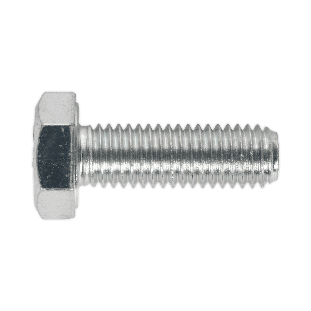 HT Setscrew M10 x 30mm 8.8 Zinc DIN 933 Pack of 25 : Model No.SS1030