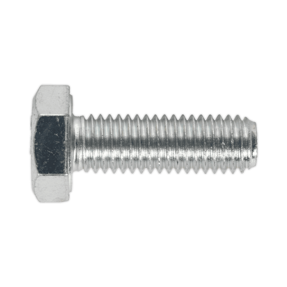 HT Setscrew M10 x 30mm 8.8 Zinc DIN 933 Pack of 25 : Model No.SS1030