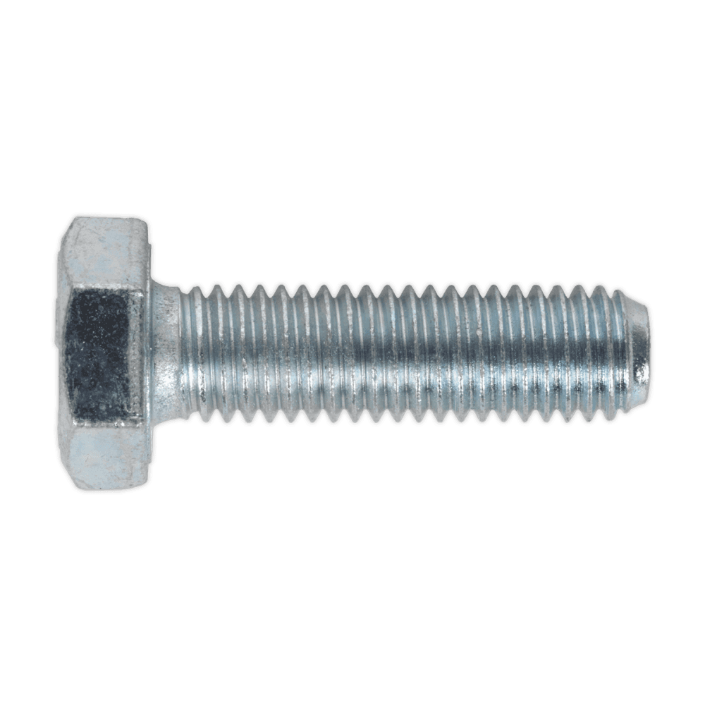 HT Setscrew M10 x 35mm 8.8 Zinc DIN 933 Pack of 25 : Model No.SS1035