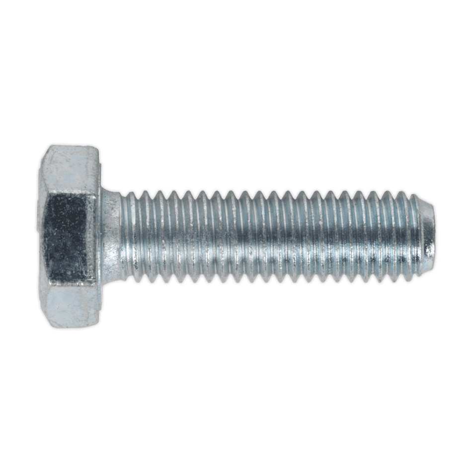 HT Setscrew M10 x 35mm 8.8 Zinc DIN 933 Pack of 25 : Model No.SS1035