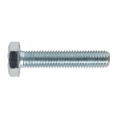 HT Setscrew M10 x 50mm 8.8 Zinc DIN 933 Pack of 25 : Model No.SS1050