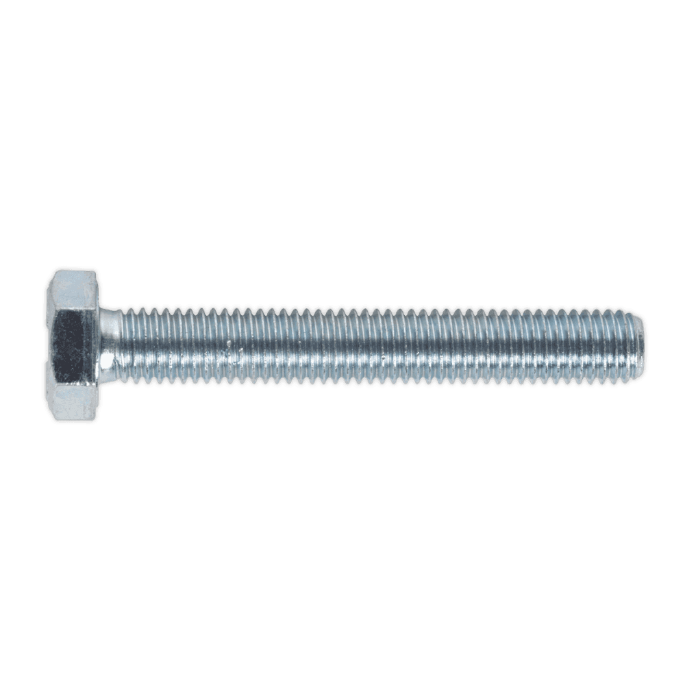 HT Setscrew M10 x 70mm 8.8 Zinc DIN 933 Pack of 25 : Model No.SS1070