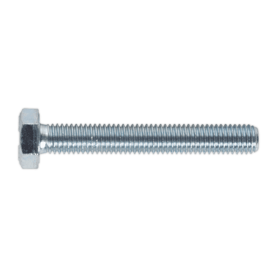 HT Setscrew M10 x 70mm 8.8 Zinc DIN 933 Pack of 25 : Model No.SS1070